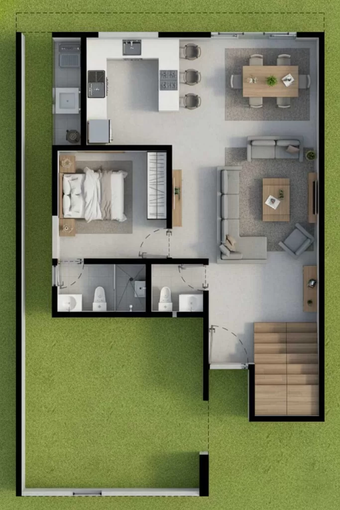 Plano Inferior Residencial Antares